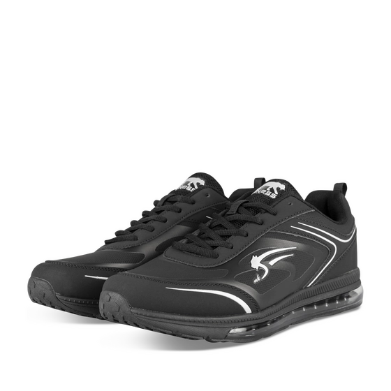 Baskets NOIR Homme motif Uni Lacets                                                                                                     AIRNESS