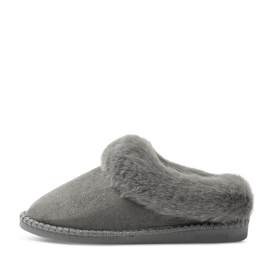 Chaussons GRIS Femme motif Uni A enfiler                                                                                                     PATAUGAS