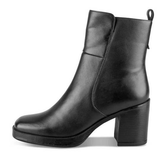 Bottines NOIR Femme CUIR motif Uni Fermeture éclair                                                                                                     SINEQUANONE