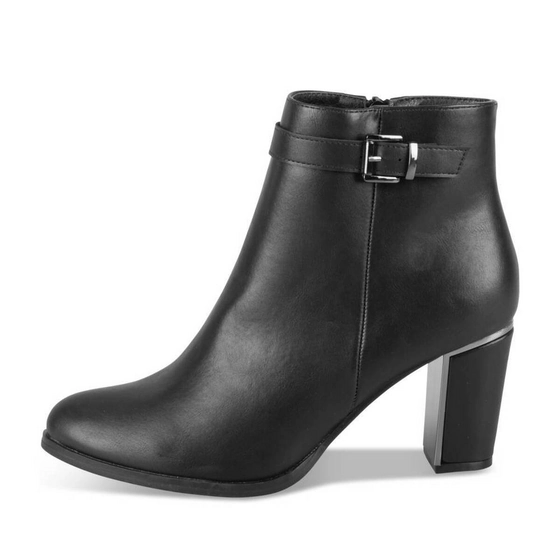 Bottines NOIR Femme motif Uni Fermeture éclair                                                                                                     MyB