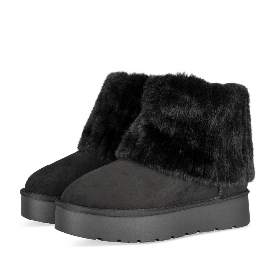 Bottines Cosy Boots NOIR Femme motif Uni A enfiler                                                                                                     MERRY SCOTT