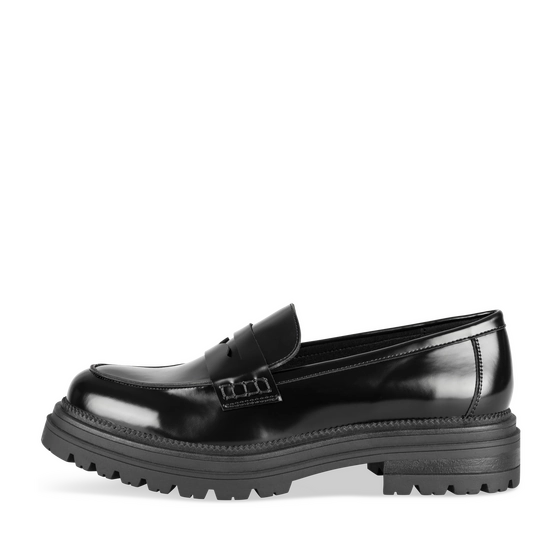 Mocassins NOIR Femme motif Uni A enfiler                                                                                                     MERRY SCOTT