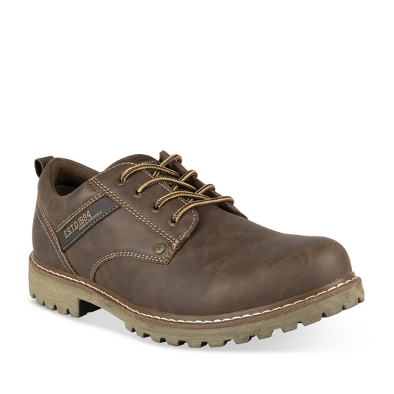 Mocassins Marron Homme motif Uni Lacets                                                                                                     DENIM SIDE