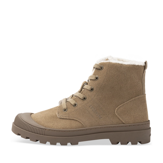 Baskets Marron Femme motif Uni A enfiler                                                                                                     PATAUGAS CUIR