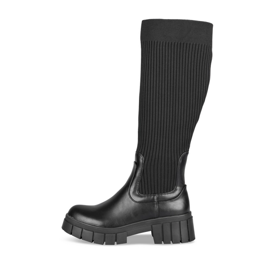Bottes NOIR Femme motif Uni A enfiler                                                                                                     MERRY SCOTT