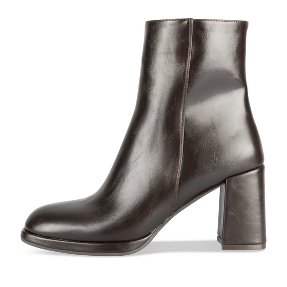 Bottines Marron Femme motif Uni Fermeture éclair                                                                                                     SINEQUANONE