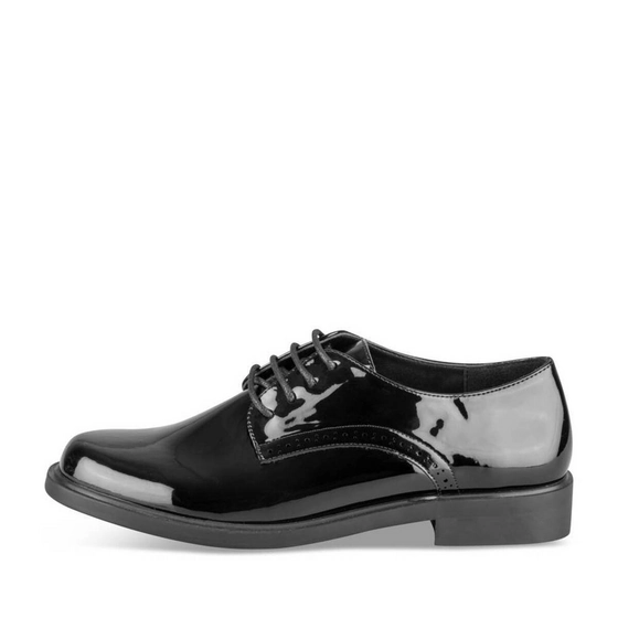 Derbies NOIR Femme motif Vernis Lacets                                                                                                     PHILOV