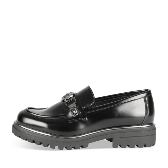 Mocassins NOIR Femme motif Uni A enfiler                                                                                                     MERRY SCOTT