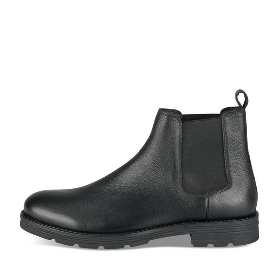 Bottines NOIR Homme CUIR motif Uni A enfiler                                                                                                     MATTEO ROSSI