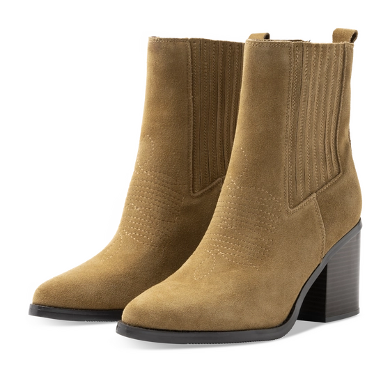 Bottines COGNAC Femme motif Uni A enfiler                                                                                                     SAN MARINA