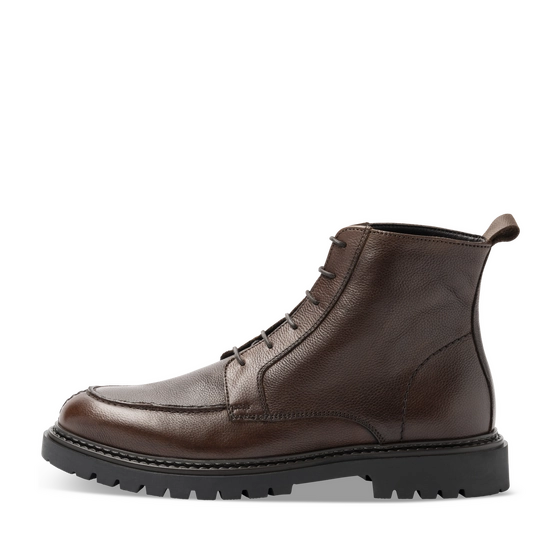 Bottines Marron Homme CUIR motif Uni Lacets                                                                                                     SAN MARINA