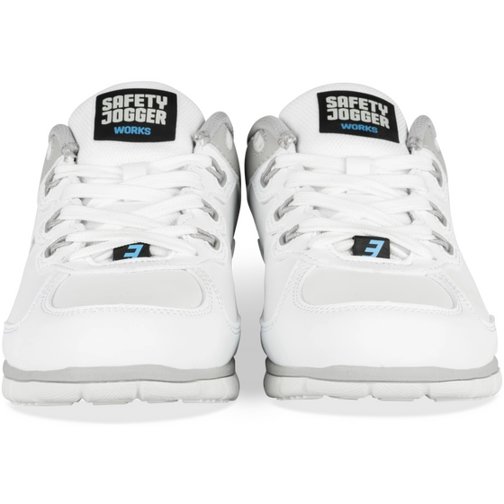 Chaussures de sécurité BLANC Femme motif Uni A enfiler                                                                                                     SAFETY JOGGER