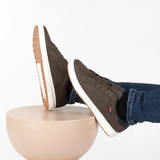 Baskets Marron Homme motif Uni A enfiler                                                                                                     LEVIS