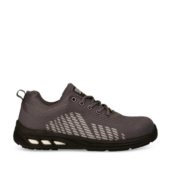 Chaussures de sécurité GRIS Homme motif Uni Lacets                                                                                                     SAFETY JOGGER