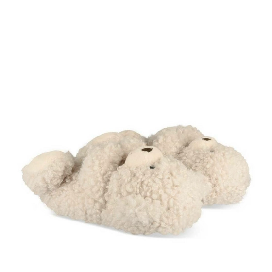 Chaussons peluche ourson BEIGE MERRY SCOTT                                                                                                     MERRY SCOTT