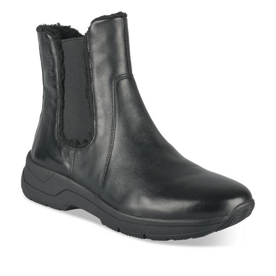 Baskets NOIR Femme CUIR motif Uni Fermeture éclair                                                                                                     PIERRE CARDIN