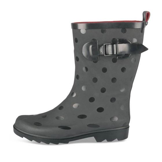 Bottes de pluie NOIR Femme motif Uni A enfiler                                                                                                     MERRY SCOTT