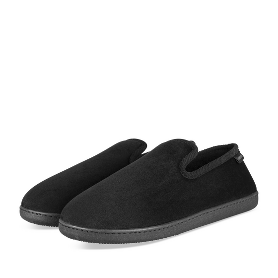 Chaussons NOIR Homme motif Uni A enfiler                                                                                                     ISOTONER