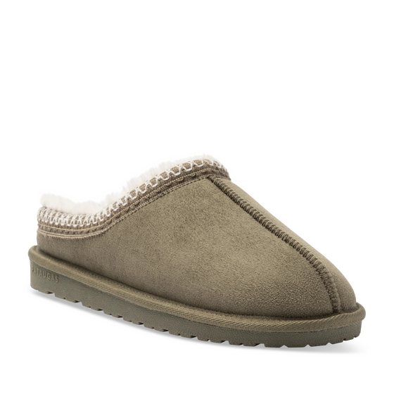 Chaussons KAKI Femme motif Uni A enfiler                                                                                                     PATAUGAS