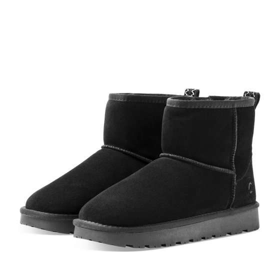 Bottines Cosy Boots NOIR Femme motif Uni A enfiler                                                                                                     PATAUGAS CUIR