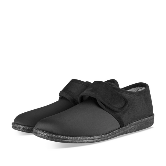 Chaussons NOIR Homme motif Uni A enfiler                                                                                                     ARIZONA BY PATRIZIA