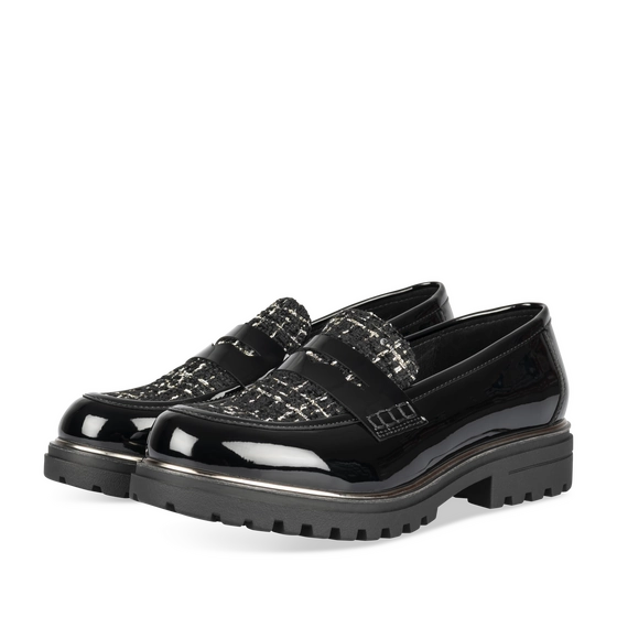Mocassins NOIR Femme motif Uni A enfiler                                                                                                     MERRY SCOTT