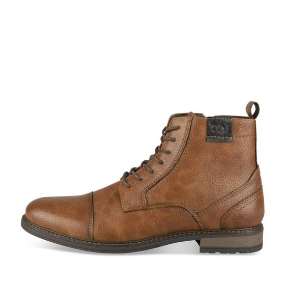 Bottines COGNAC Homme motif Uni Lacets                                                                                                     LEE