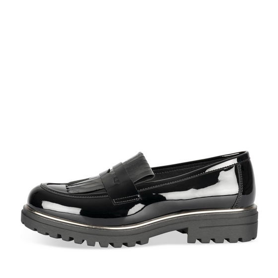 Mocassins NOIR Femme motif Uni A enfiler                                                                                                     MERRY SCOTT