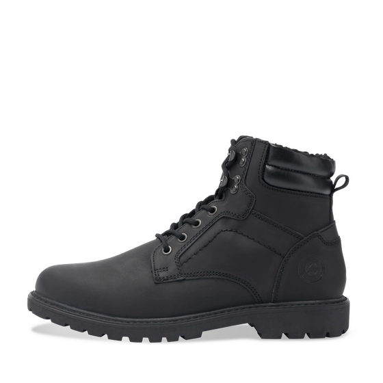 Bottines NOIR Homme CUIR motif Uni Lacets                                                                                                     PATAUGAS CUIR