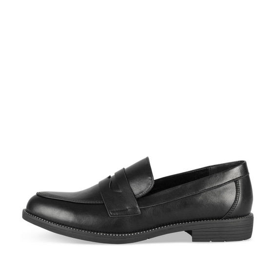 Mocassins NOIR Femme motif Uni A enfiler                                                                                                     PHILOV