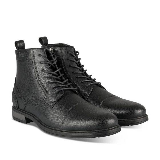 Bottines NOIR Homme motif Uni Lacets                                                                                                     LEE