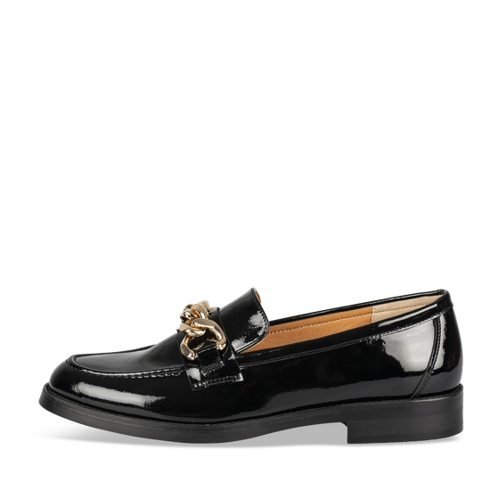 Mocassins NOIR Femme motif Chaîne A enfiler                                                                                                     MERRY SCOTT