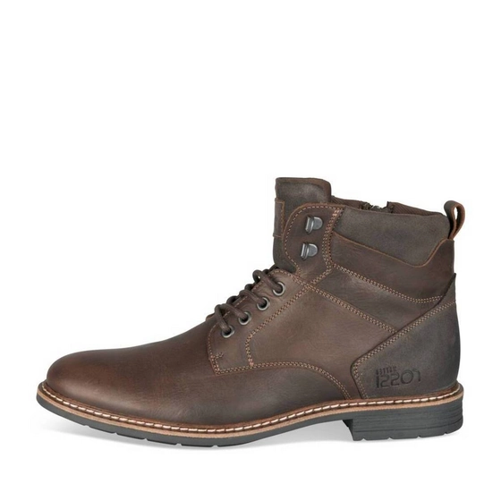 Bottines Marron Homme CUIR motif Uni A enfiler                                                                                                     MATTEO ROSSI