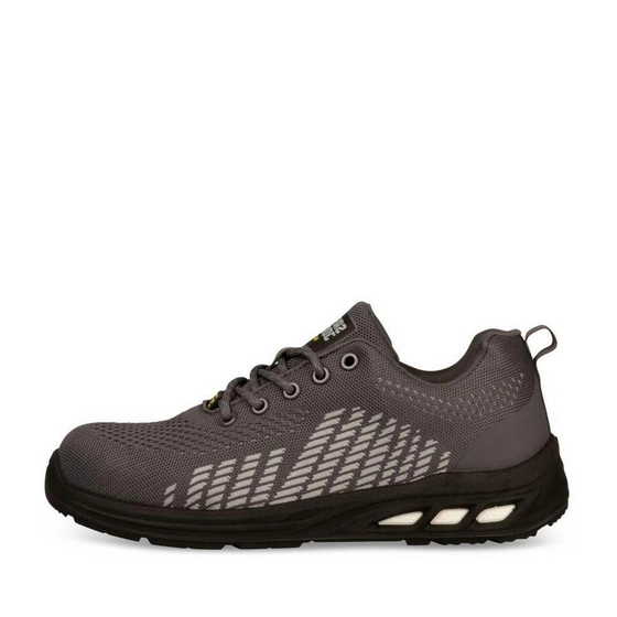 Chaussures de sécurité GRIS Femme motif Uni Lacets                                                                                                     SAFETY JOGGER