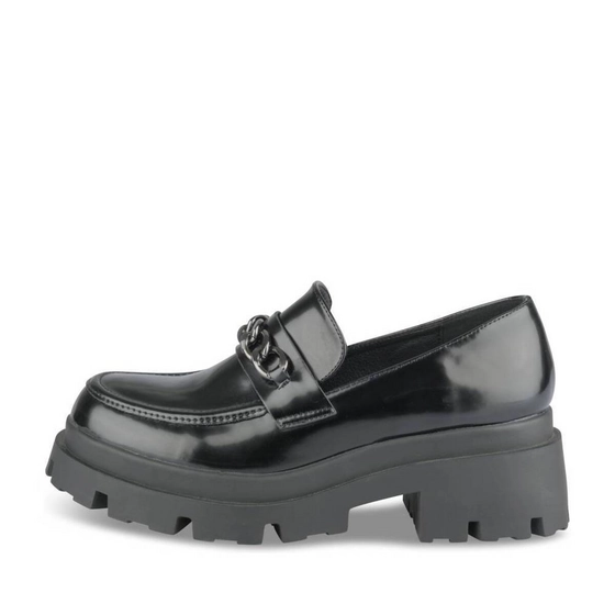 Mocassins NOIR Femme motif Uni A enfiler                                                                                                     MERRY SCOTT