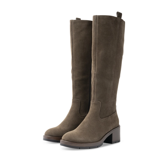 Bottes Marron Femme motif Uni Fermeture éclair                                                                                                     PATAUGAS CUIR