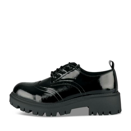 Derbies NOIR Femme motif Vernis Lacets                                                                                                     MERRY SCOTT