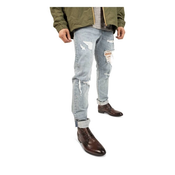 Bottines Marron Homme CUIR motif Uni Lacets                                                                                                     B-BLAKE CUIR