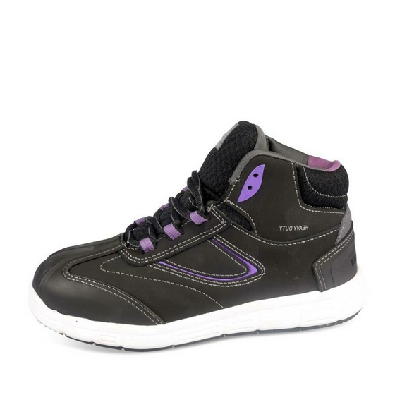 Chaussures de sécurité NOIR Femme CUIR motif Uni                                                                                                     SAFETY JOGGER