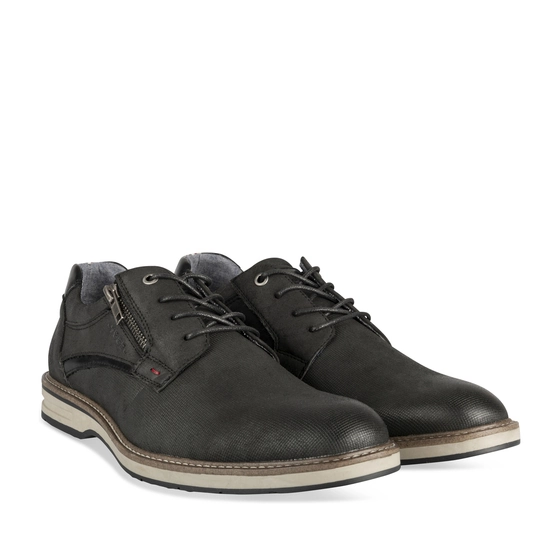 Mocassins NOIR Homme motif Uni Lacets                                                                                                     DENIM SIDE