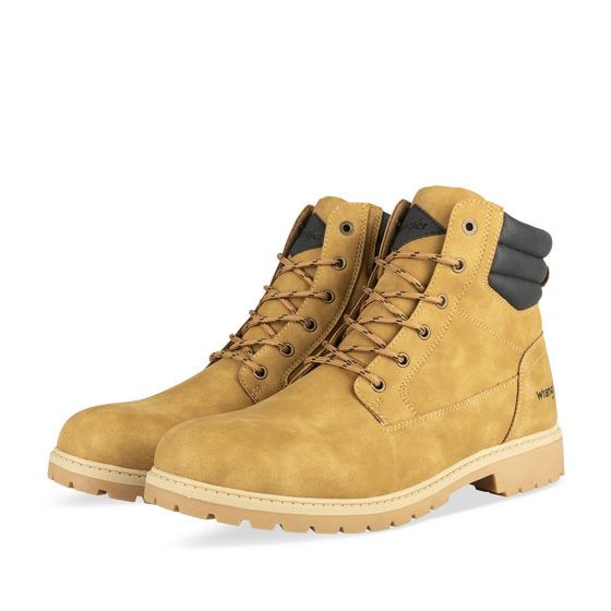 Bottines Marron Homme motif Uni Lacets                                                                                                     WRANGLER