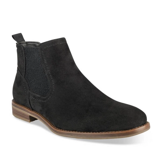 Bottines NOIR Homme motif Uni A enfiler                                                                                                     B-BLAKE