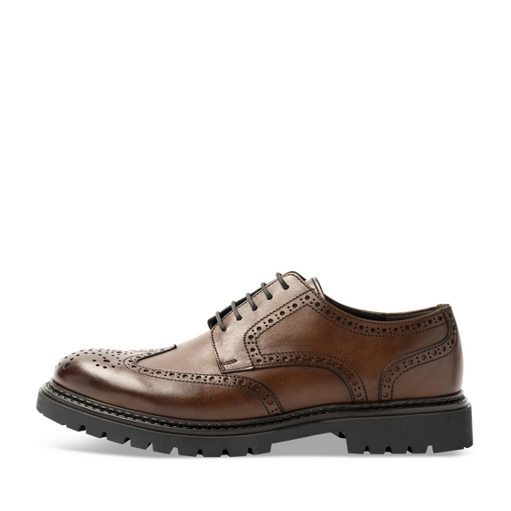 Derbies Marron Homme CUIR motif Uni Lacets                                                                                                     SAN MARINA