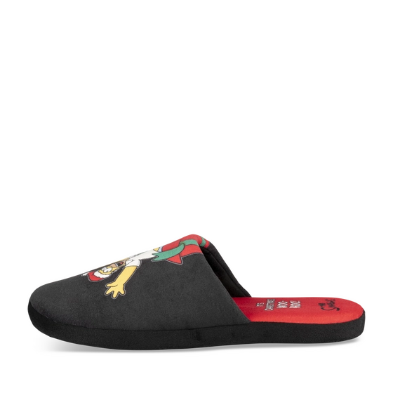 Chaussons NOIR Homme motif Uni A enfiler                                                                                                     SIMPSONS