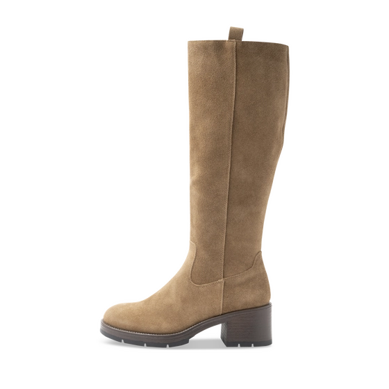 Bottes BEIGE Femme motif Uni Fermeture éclair                                                                                                     PATAUGAS CUIR