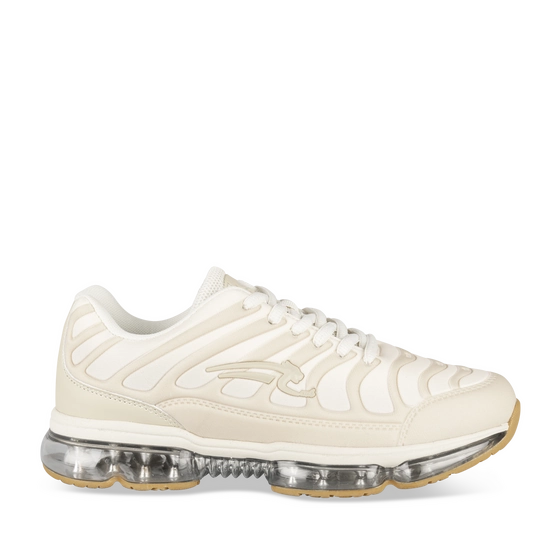 Baskets BEIGE/OR Femme motif Uni Lacets                                                                                                     AIRNESS