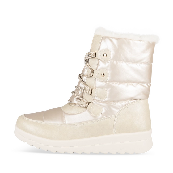 Après-ski BEIGE Femme motif Uni Lacets                                                                                                     PHILOV