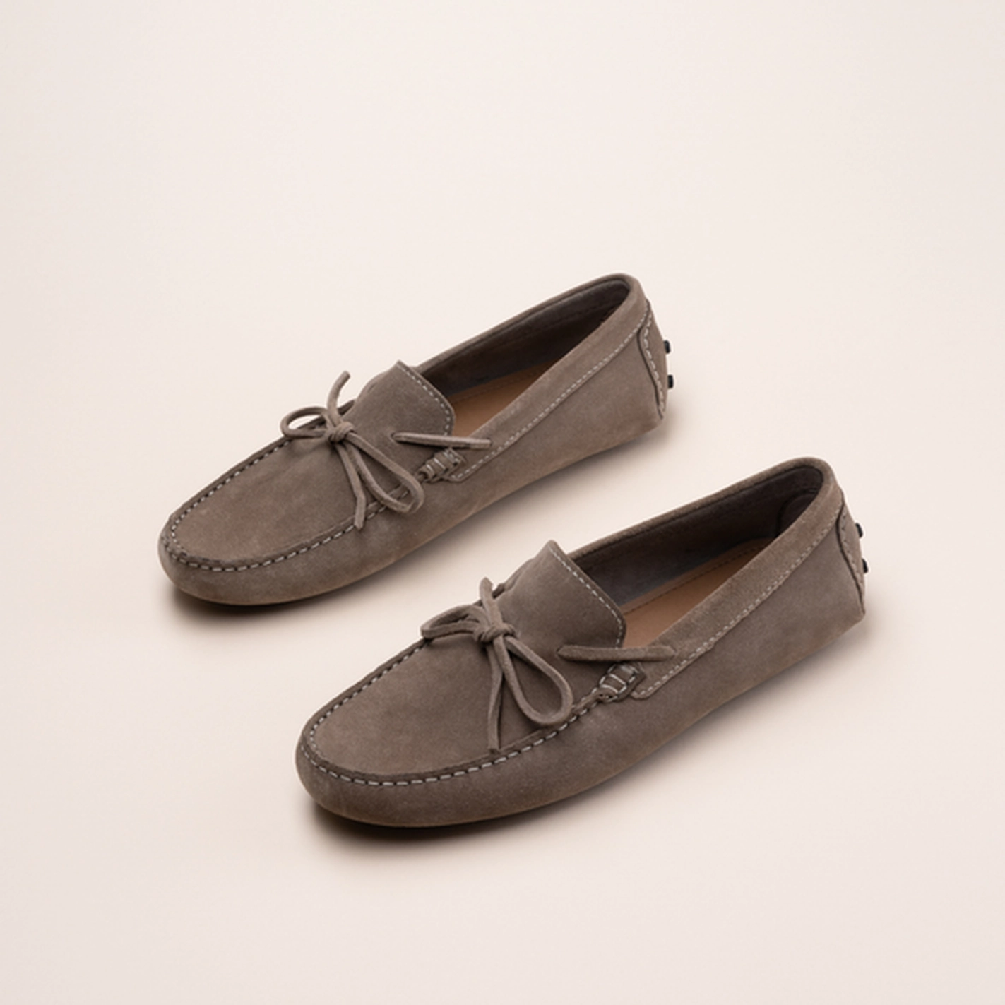 Mocassins BEIGE Homme CUIR motif Uni A enfiler                                                                                                     SAN MARINA