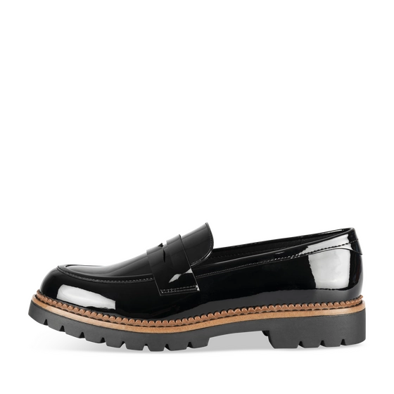 Mocassins NOIR Femme motif Vernis A enfiler                                                                                                     PHILOV
