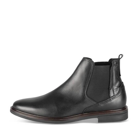 Bottines NOIR Homme CUIR motif Uni A enfiler                                                                                                     THE FORCE